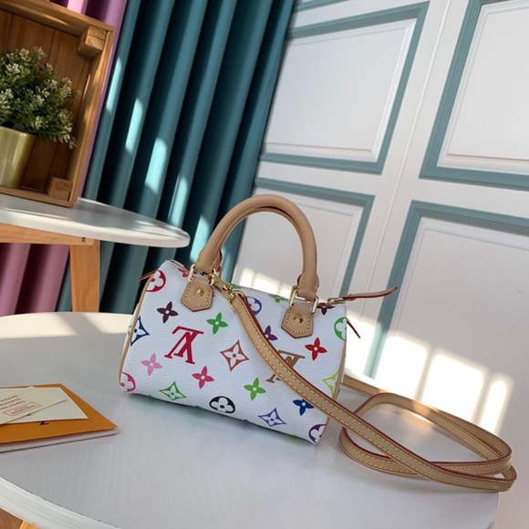Louis Vuitton White Multicolor Mini Bag - Picture 1 of 2
